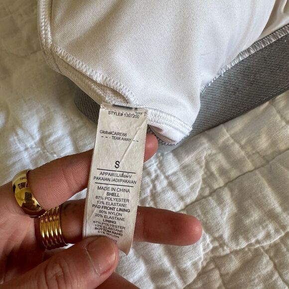 Under Armour White and Grey Sports Bra Size Small - Picture 6 of 9